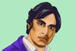 How to Draw Raj Koothrappali from Big Bang Theory