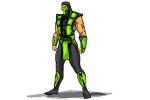 How to Draw Reptile from Mortal Combat
