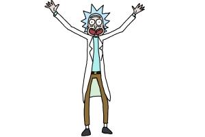 How to Draw Rick and Morty - Rick Sanchez