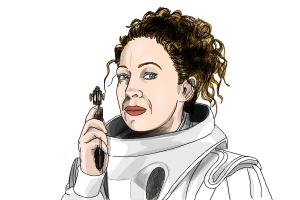 How to Draw River Song from Doctor Who