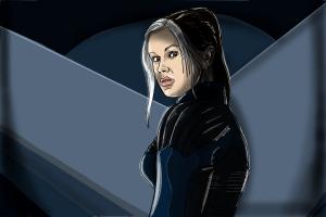 How to Draw Rogue, Anna Paquin from X-Men: Days Of Future Past