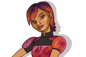 How to Draw Sabine, The Explosive Artist from Star Wars Rebels