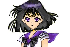 How to Draw Sailor Saturn