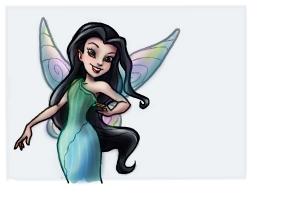How to Draw Silvermist from Tinkerbell