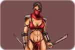 How to Draw Skarlet from Mortal Kombat