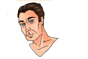 How to Draw Slicked Back Hair