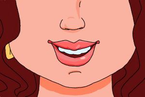 How to Draw Smiling Lips