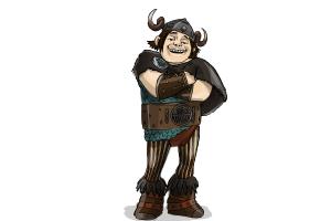 How to Draw Snotlout Jorgenson from How to Train Your Dragon 2