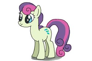 How to Draw Sweetie Drops, Bon Bon from My Little Pony Friendship Is Magic