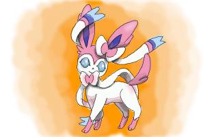 How to Draw Sylveon from Pokemon X And Y