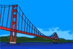 How to Draw The San Francisco Bridge