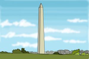 How to Draw The Washington Monument