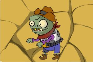 How to Draw The Zombie Bullrider from Plants Vs. Zombies 2