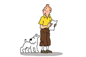 How to Draw Tintin And Snowy from The Adventures Of Tintin