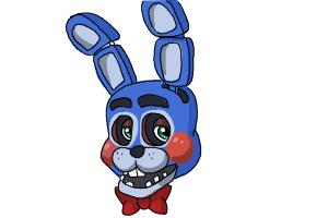 How to Draw Toy Bonnie- FNAF 2- Video Lesson 