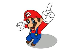 How to Draw Video Game Characters - Mario
