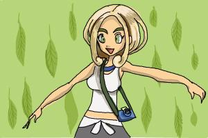 How to Draw Viola from Pokemon X And Y