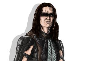 How to Draw Warpath, Booboo Stewart from X-Men: Days Of Future Past