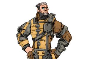 How to Draw Wilhelm from Borderlands The Pre-Sequel