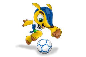 How to Draw World Cup Mascot 2014, Fuleco The Armadillo