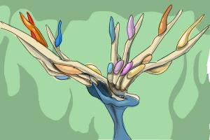 How to Draw Xerneas from Pokemon X And Y