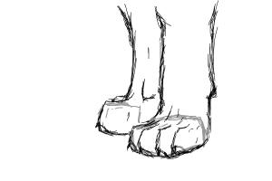 How Todraw Paws In 2 Easy Steps