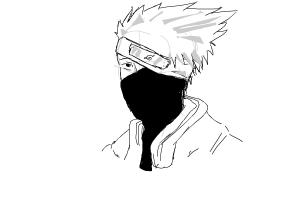 How to Draw Kakashi Hatake from Naruto - DrawingNow