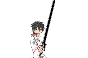 Kirito With Sword 2