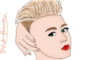 How to Draw Miley Cyrus Drawing | Easy Hannah Montana Sketch Fan Art -  YouTube