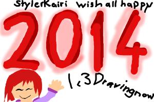 Stylerkairi Wish Drawingnow And All Happy 2014!:)