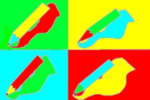 Very Easy Pencil Pop Art