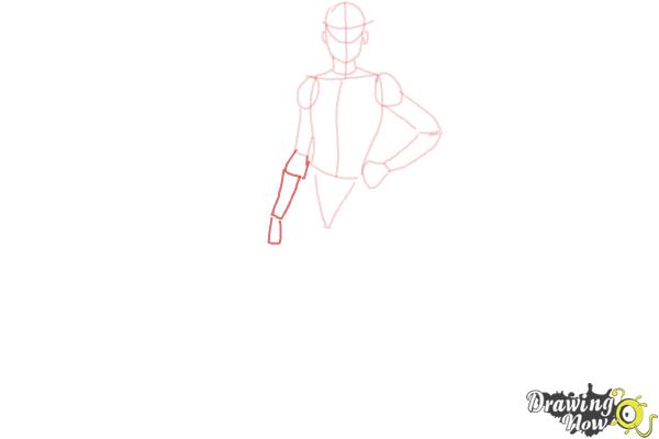 How to Draw Female Body - Step 8