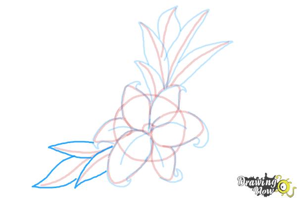 How to Draw a Beautiful Flower - Step 11