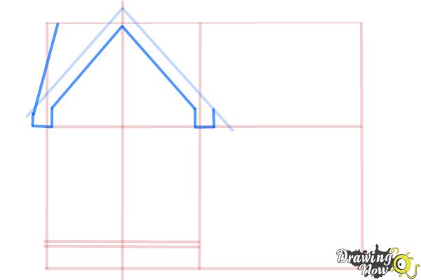How to Draw a Big House - Step 5