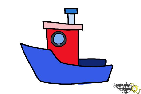 Speed boat drawing easily/ How to draw speed boat step by step