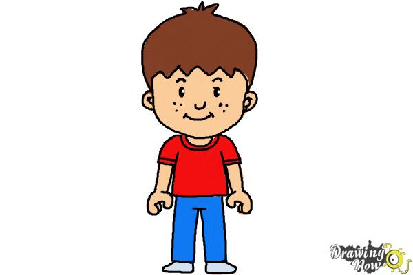 How to Draw a Little Boy - DrawingNow