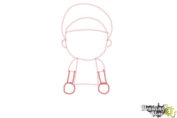 How to Draw a Little Boy - Step 5