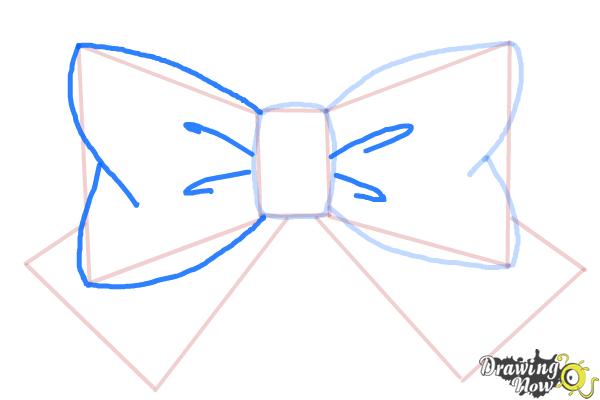 How to Draw a Bow Tie - Step 5