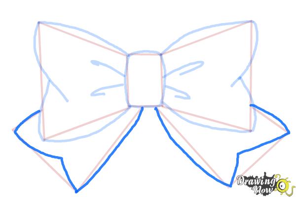 How to Draw a Bow Tie - Step 6