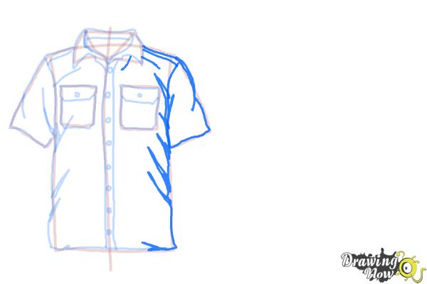 How to Draw Clothing - Step 7