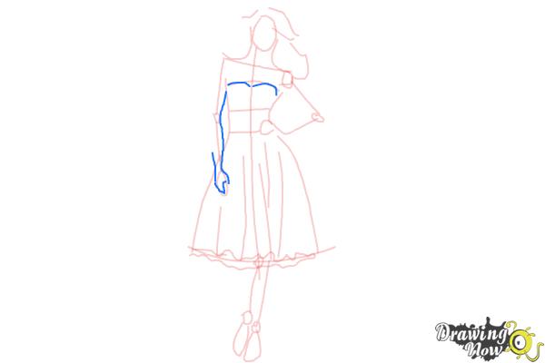 How to Draw Fashion Clothes - Step 10