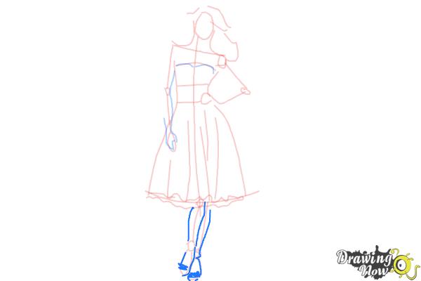 How to Draw Fashion Clothes - Step 11