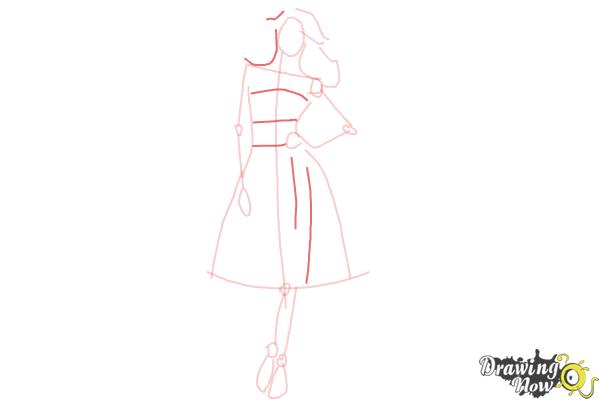 How to Draw Fashion Clothes - Step 8
