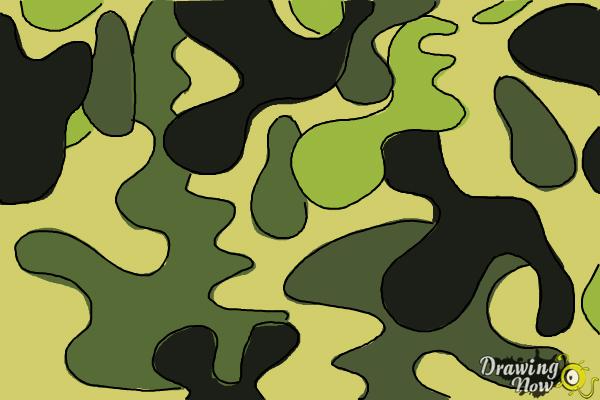 How to Draw Camo - Step 7