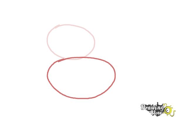 How to Draw a Chicken For Kids - Step 2 How to Draw a Chicken For Kids - Step 2