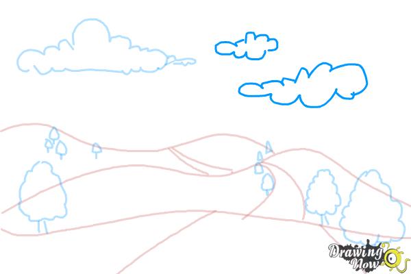 How to Draw Backgrounds - Step 9 How to Draw Backgrounds - Step 9