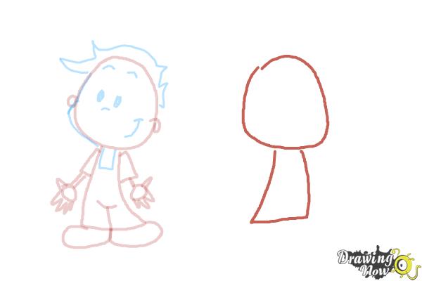 How to Draw Children - Step 6