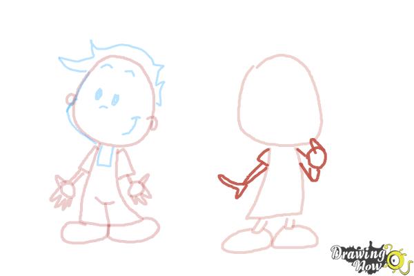 How to Draw Children - Step 8