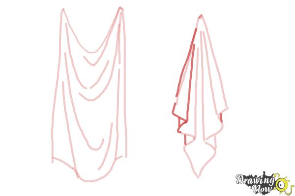 How to Draw Clothing Folds - Step 9