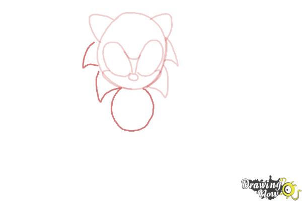 How to Draw Classic Sonic - Step 5